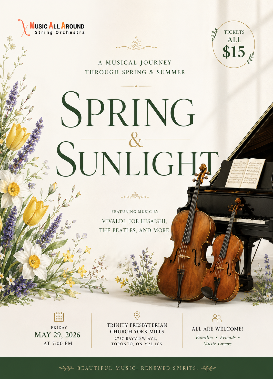 0529_Music All Around  String Orchestra, 첫 정기연주회 ‘Spring & Sunlight’ 개최